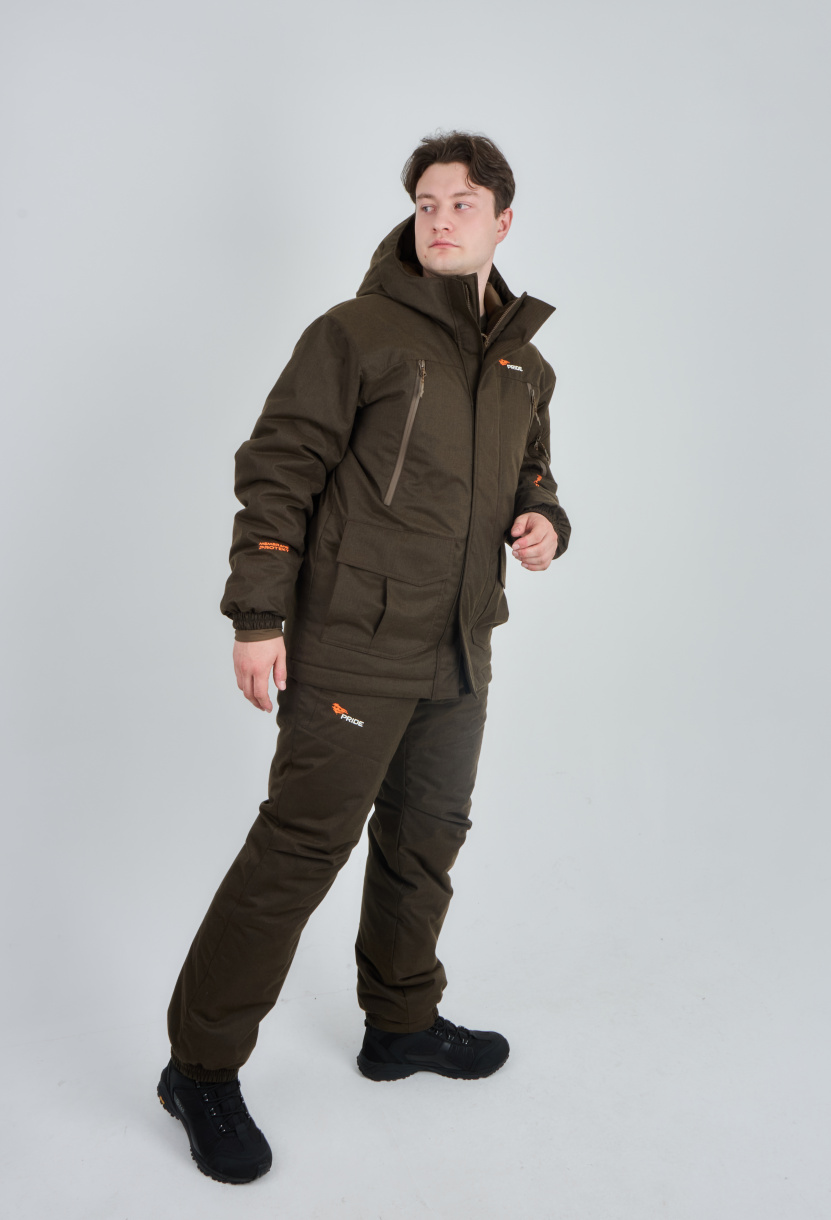 Выстрел костюм PRIDE, зимний -15, т.коричневый